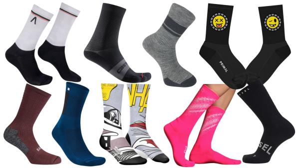 A composite image of all the socks tested here