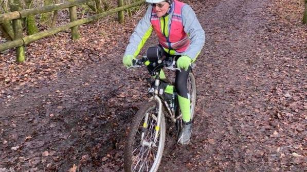 Head shot of Colette Evans selected as community champion in Cycling UK's 100 Women in Cycling 2024