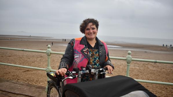 Headshot of Hazel Darwin-Clements, nominated as a community champion in Cycling UK’s 100 Women in Cycling 2024