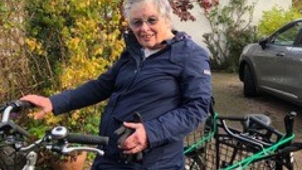 Jean Martin has been nominated as a cycle influencer for her work as an advocate for cycling as a mobility aid, inspiring others with her seven decades of experience and her dedication to promoting accessibility and independence through cycling.