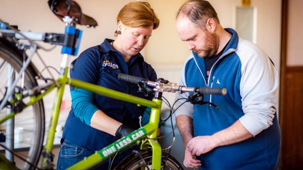 Cycling UK's Abi Wingate shows how to fix a brake cable