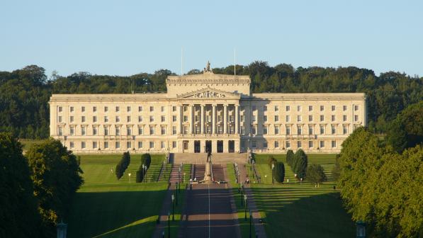 View of Stormont, Northern Ireland