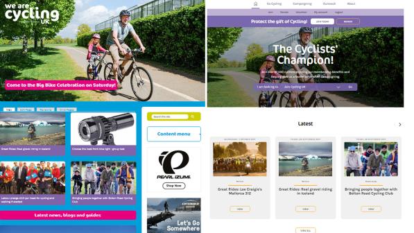 Old website and new website 