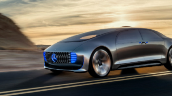 Artwork of a driverless car by Automobile Italia