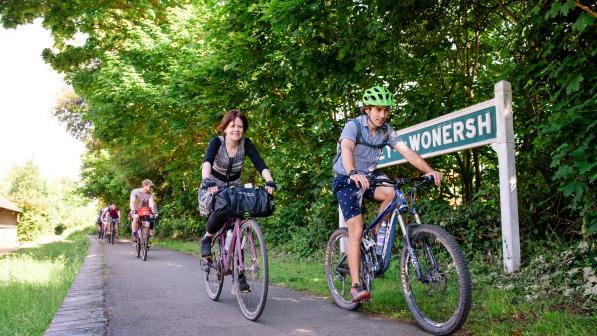 The old closed Bramley-Wonersh station on the Downslink