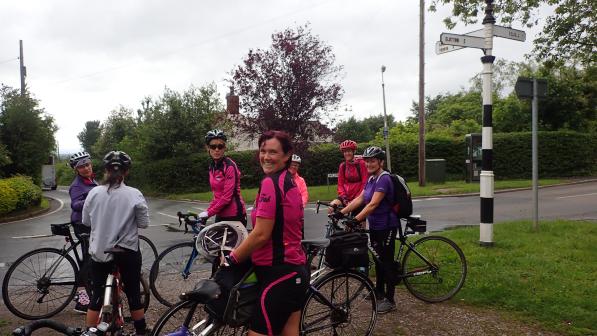 Sue Booth of Chester Fabulous Ladies cycling group