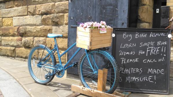 How a shedload of old bikes is helping men in Huddersfield