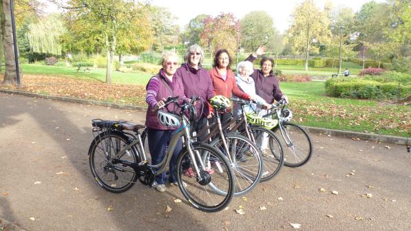 Walsall Arboretum Community Cycling Club before the theft