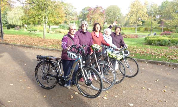 Walsall Arboretum Community Cycling Club before the theft