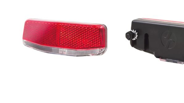 Rack-fitting rear lights 