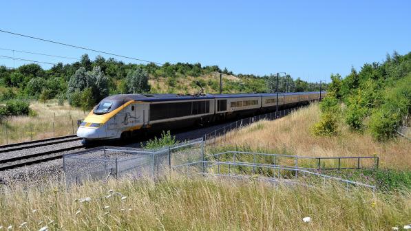 Eurostar on the HS1 line