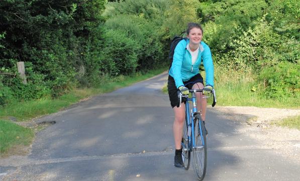 Ruby Seber at the New Forest Family Cycle week