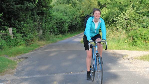 Ruby Seber at the New Forest Family Cycle week