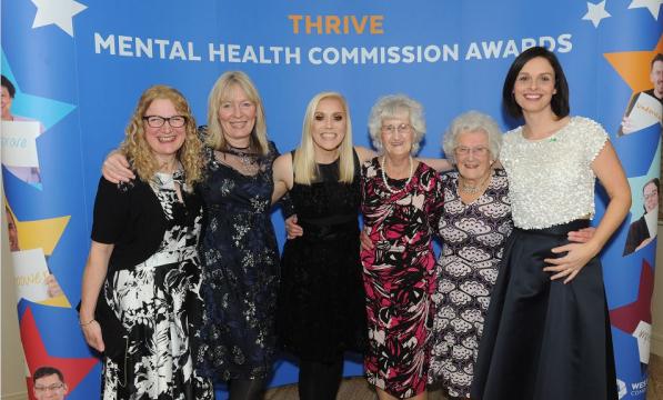 Lesley at the Thrive Awards 2018