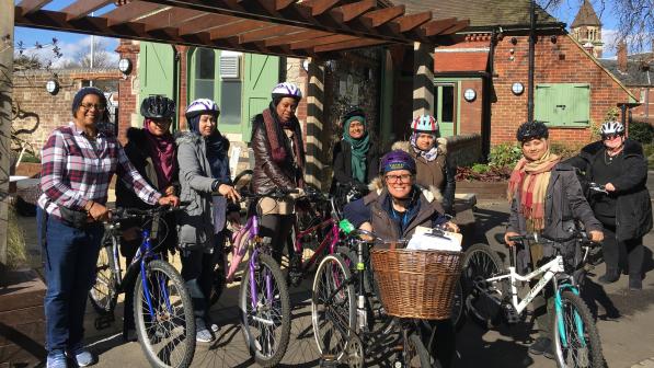 The group in Victoria Park, Portsmouth