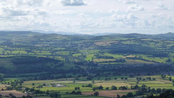 View over the Vale of Clwyd