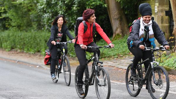Ladies group ride by Joolze Dymond