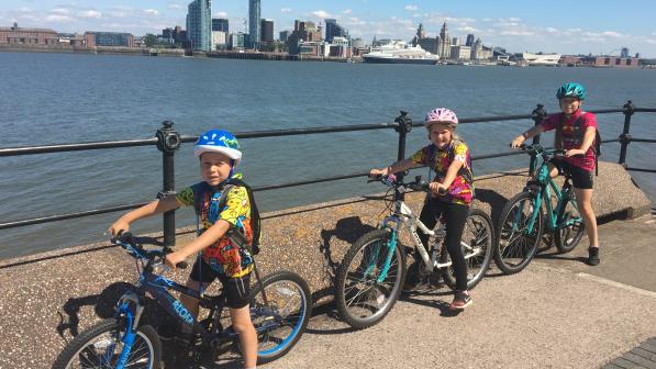 Alston family bike ride