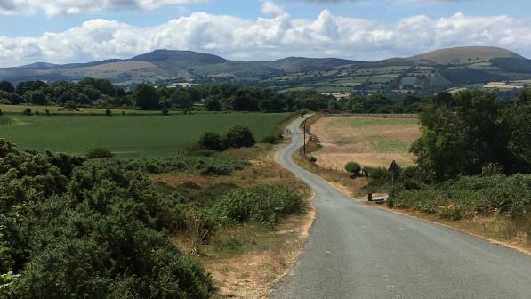 Clwyd Range from Moel y Crio