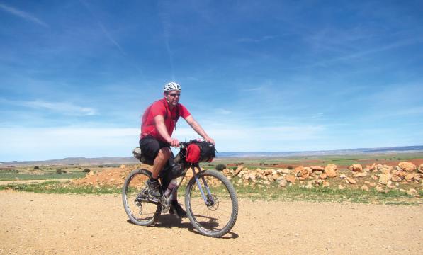 Dave Barter joined eight other mountain bikers on a bikepacking trip across Spain