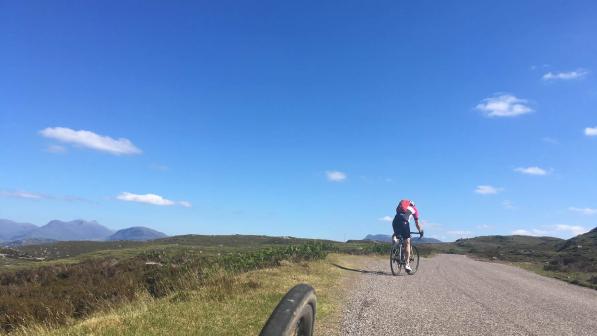 The Scottish Highlands: all mountains and sky