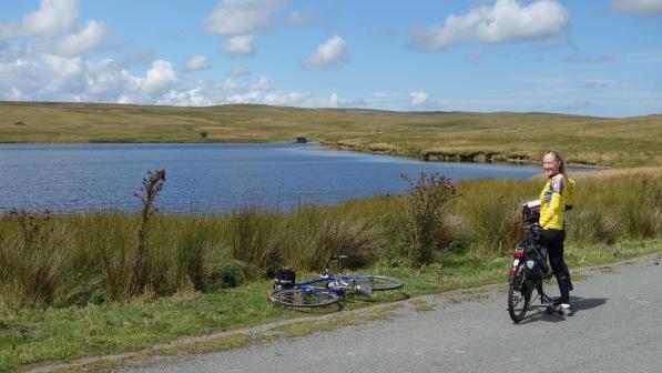 At Llyn Aled. Photo by Chris Jeggo. 
