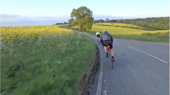 Audaxing at speed! (Photo credit: Matt Scholes)