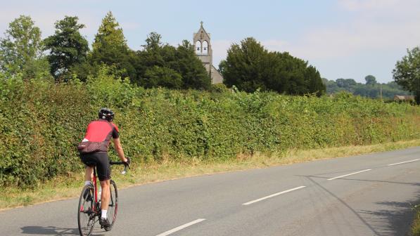 Hardwicke church with its distinctive bellcote with two bells. Photo: Susie Macleod