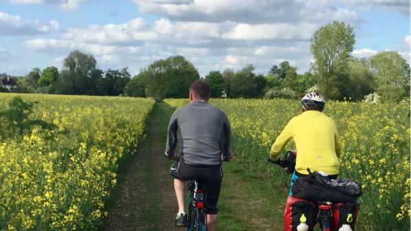 Through the fields on the way to Maidenhead