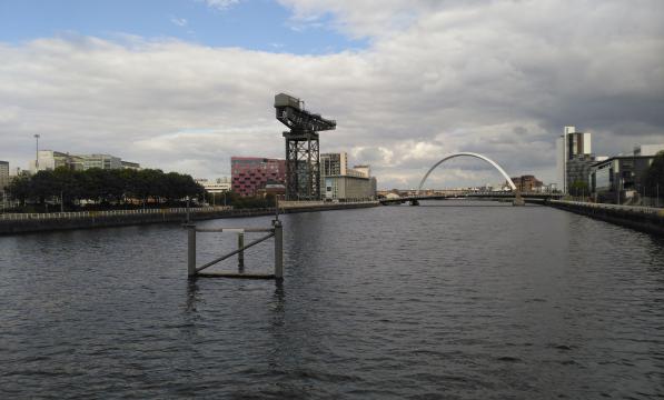 Views of the Clyde in Glasgow
