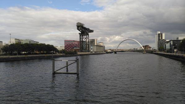 Views of the Clyde in Glasgow