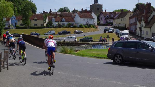The famous village green in Finchingfield