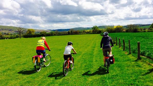 Riding down from Norbury back towards Bishop’s Castle