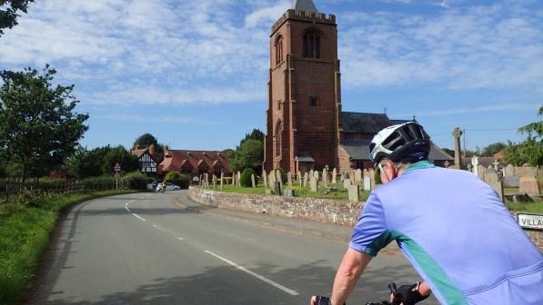 Rider heading into Waverton