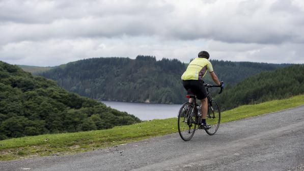 Cycling through the Welsh Hills (photo by Andy Whitehouse)