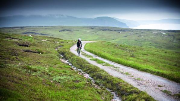 The lonely road on Cape Wrath