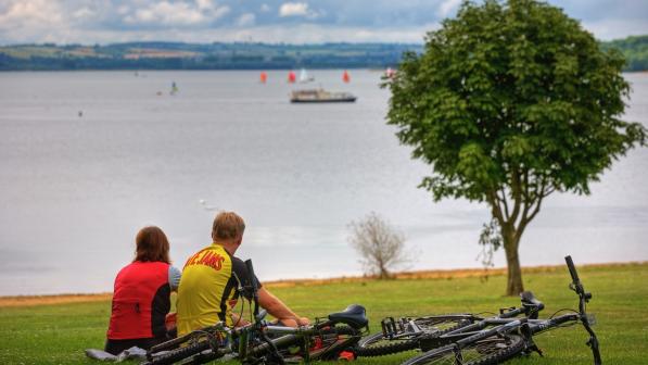 Enjoying the view from the banks of Rutland Water (photo credit: Discover Rutland)
