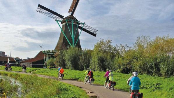 An indicator of a Dutch hill