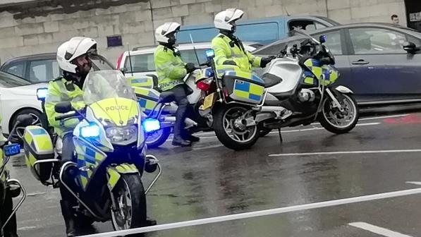 Police motorcyclists