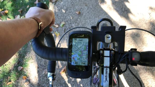 Sam Jones and his Garmin 