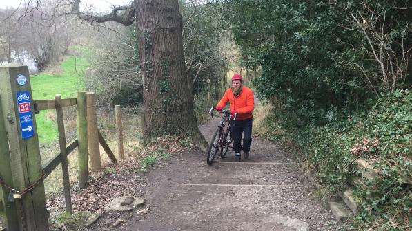 Stairs on the NCN 22