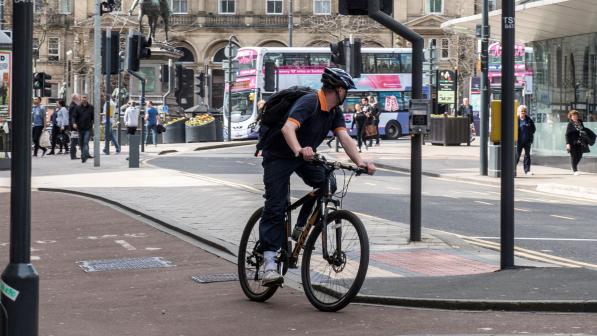 Urban cyclist