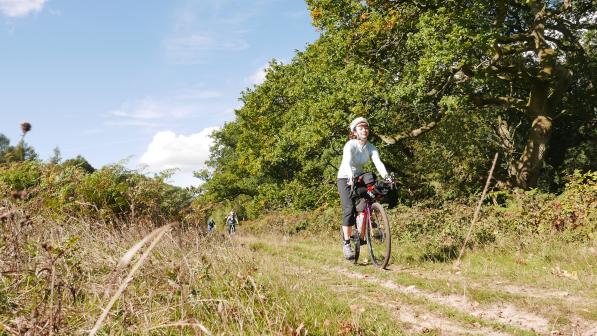 Riding along the North Downs Way