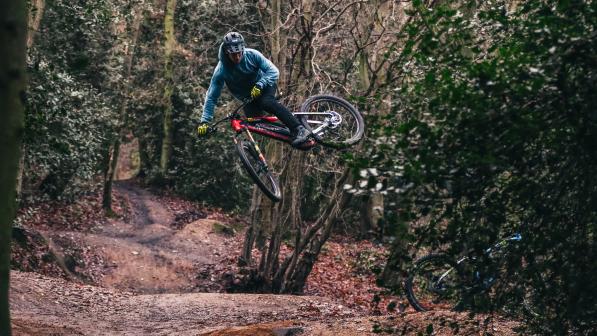 Sam Pilgrim on Haibike e-MTB