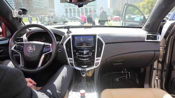 Automated vehicle demo. Photo: Virginia Department for Transport, Flickr CC 