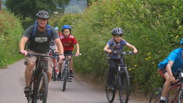 Family Fun Cycle Ride Kingston St Mary, Somerset