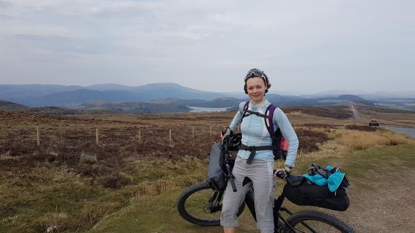 Laura Laker on the Caledonian Way 