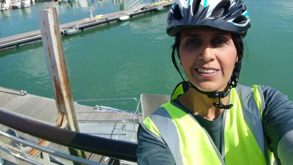 Sajida Somani taking a selfie