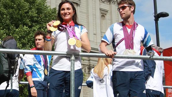 Dame Sarah Storey with her Olympic medals Photo: Richard Turner (CC)