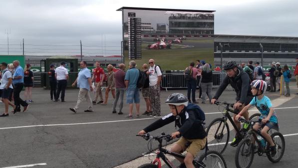 Cycling UK has been at the British Grand Prix to reach motorists